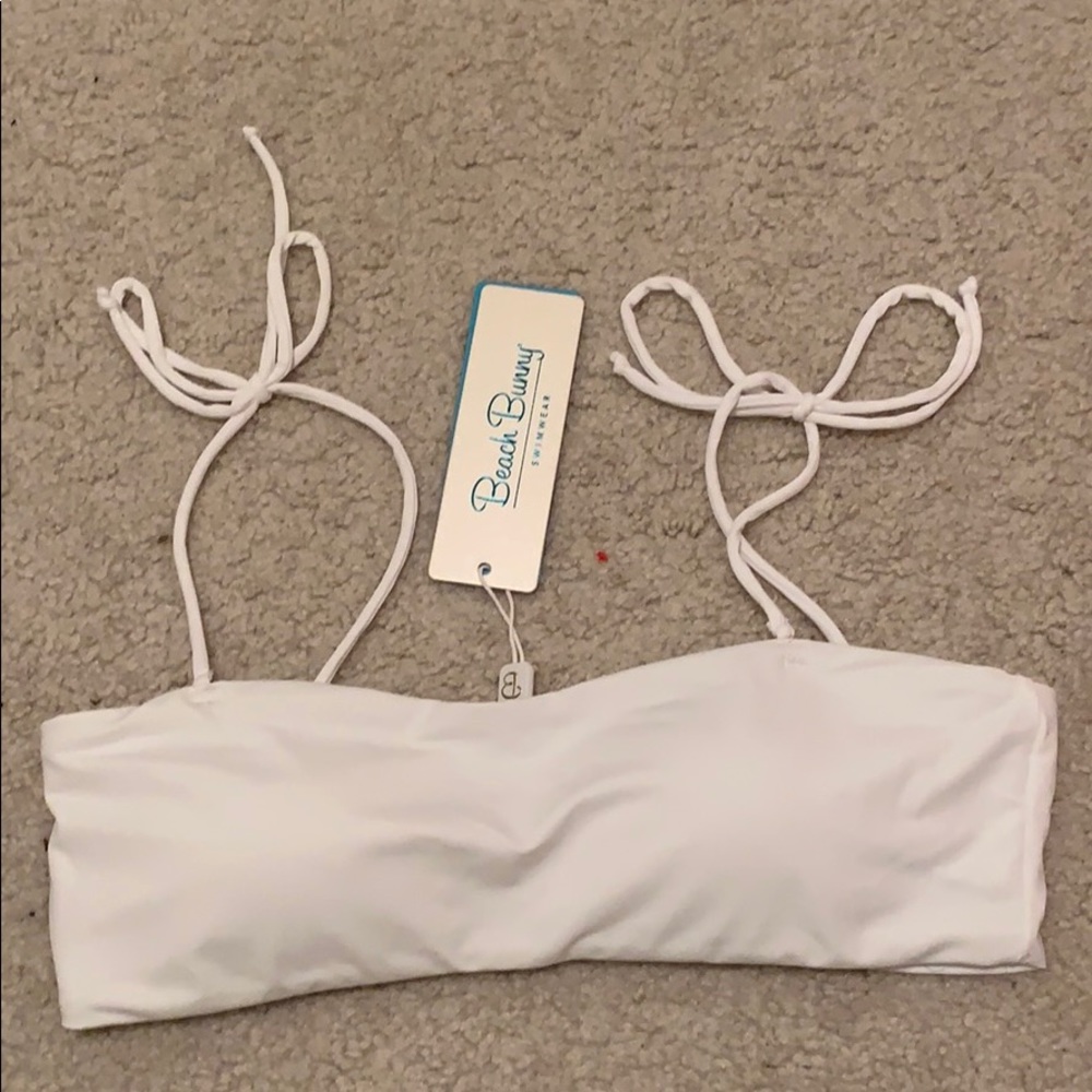 beach bunny luna strapless top